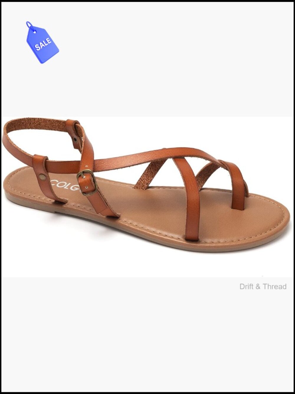 Strappy Flat Sandals, Adjustable Fisherman Slingback Gladiator Sandals